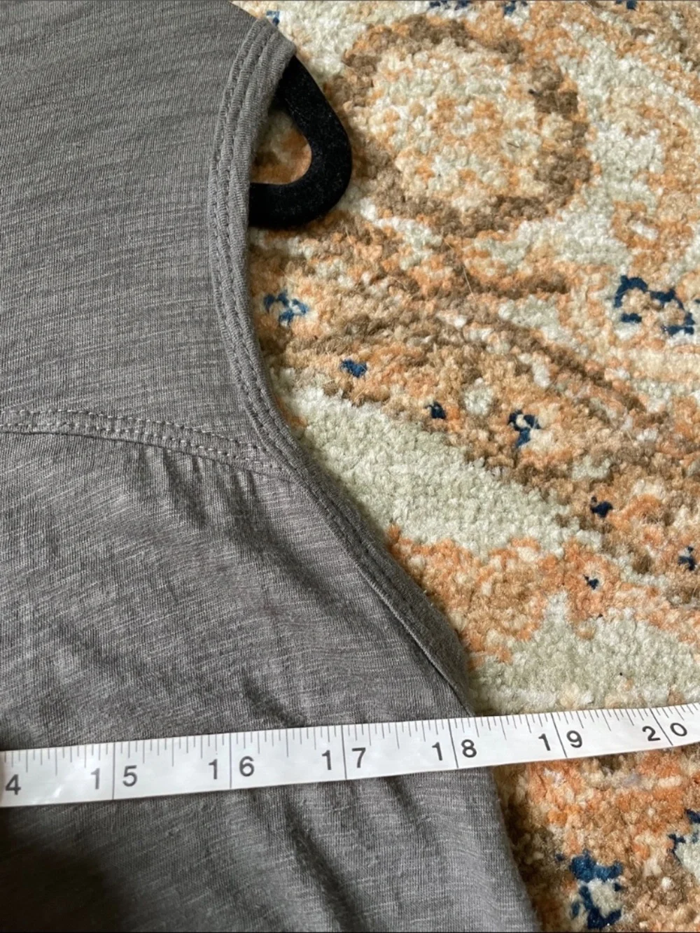 Women's Promesa Asymmetrical Trapeze Cotton Modal Tank Top In Olive Green - Picture 12 of 13